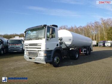 Daf CF 85.410 4x2 + 2-axle food (milk) tank trailer + pump